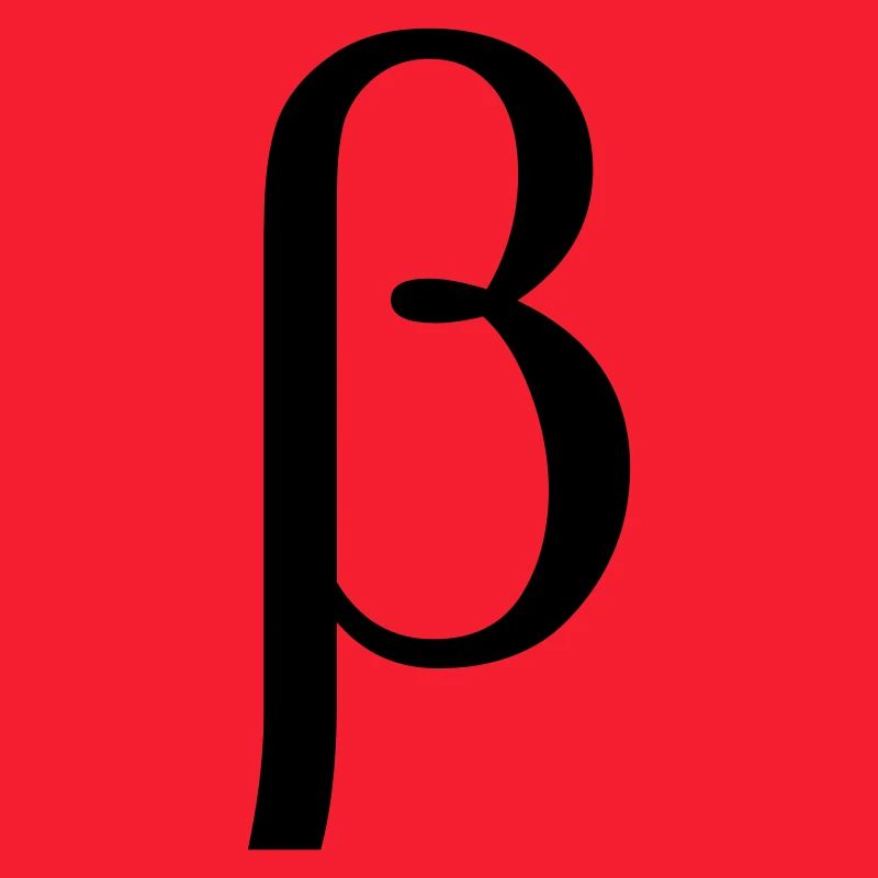 Beta griechischen Buchstaben