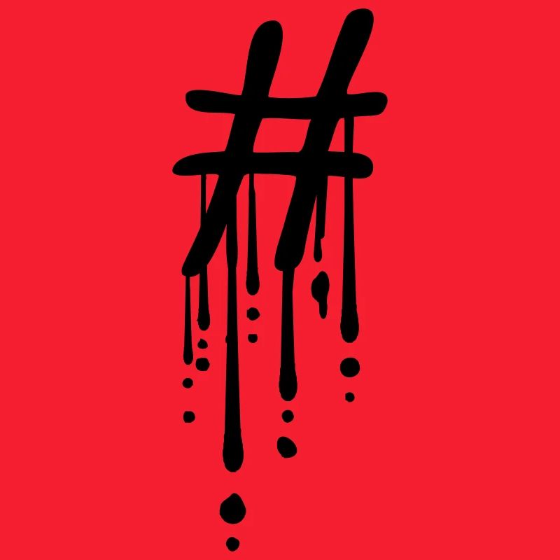 Hashtag Graffiti Drop