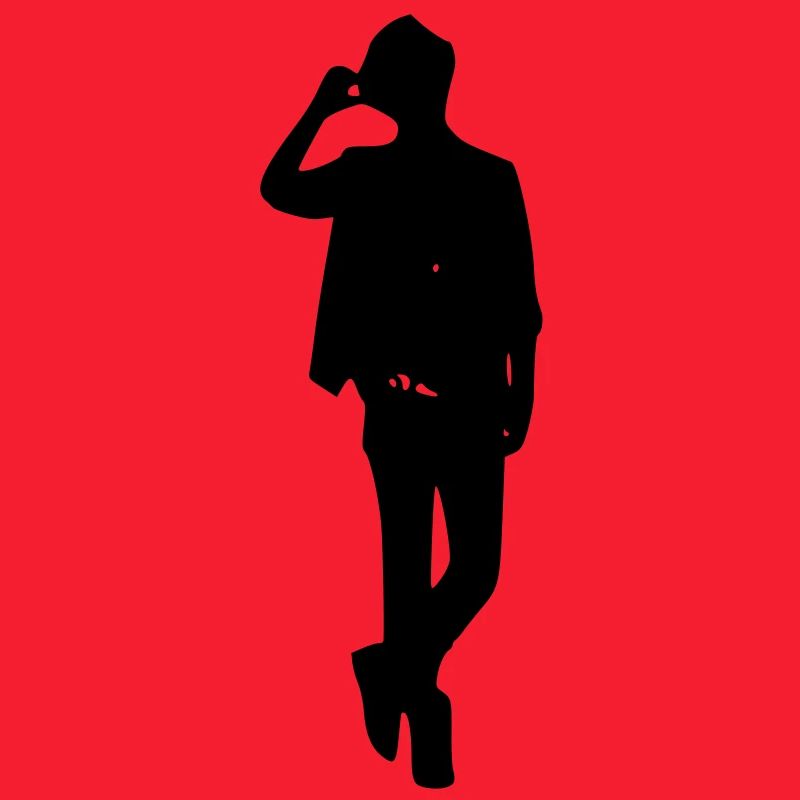 Model boy silhouette