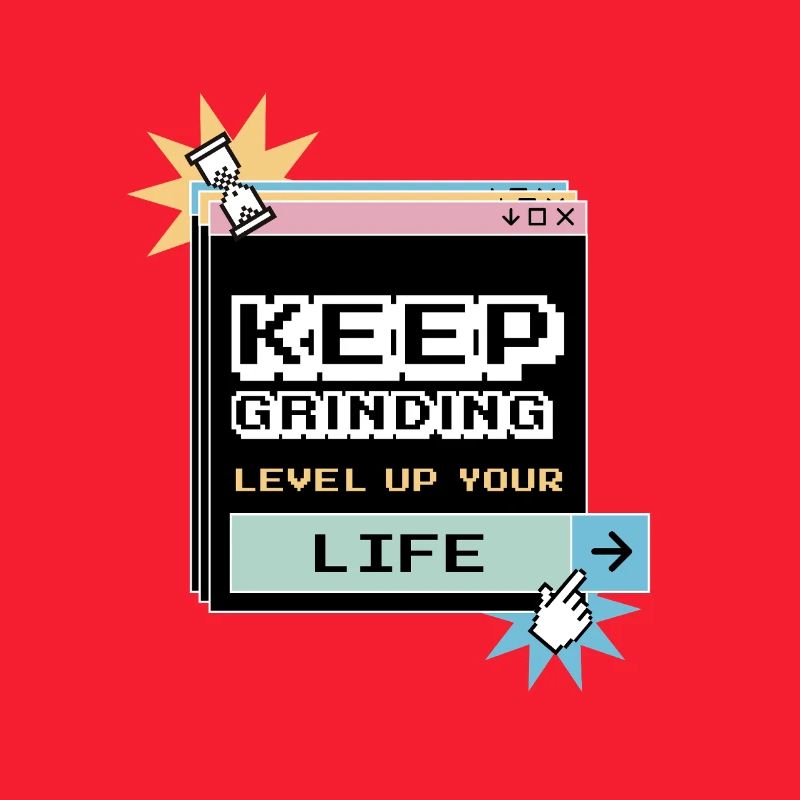 Keep Grinding Motivation Quotidienne Persévérance