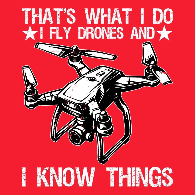 I Fly Drones And I Know Things Funny Drone Pilot 