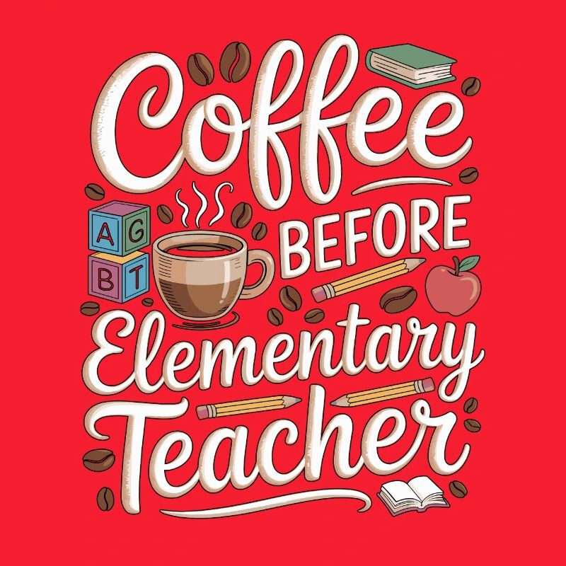 Elementary Teacher Coffee Teaching Coffee Lover