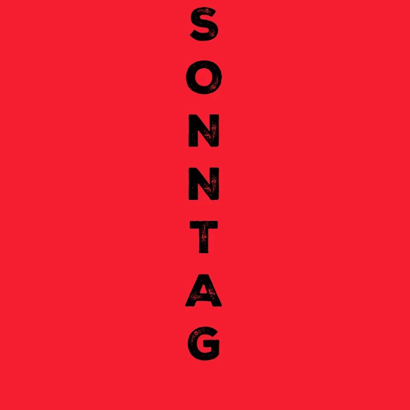 Sonntag - schwarz
