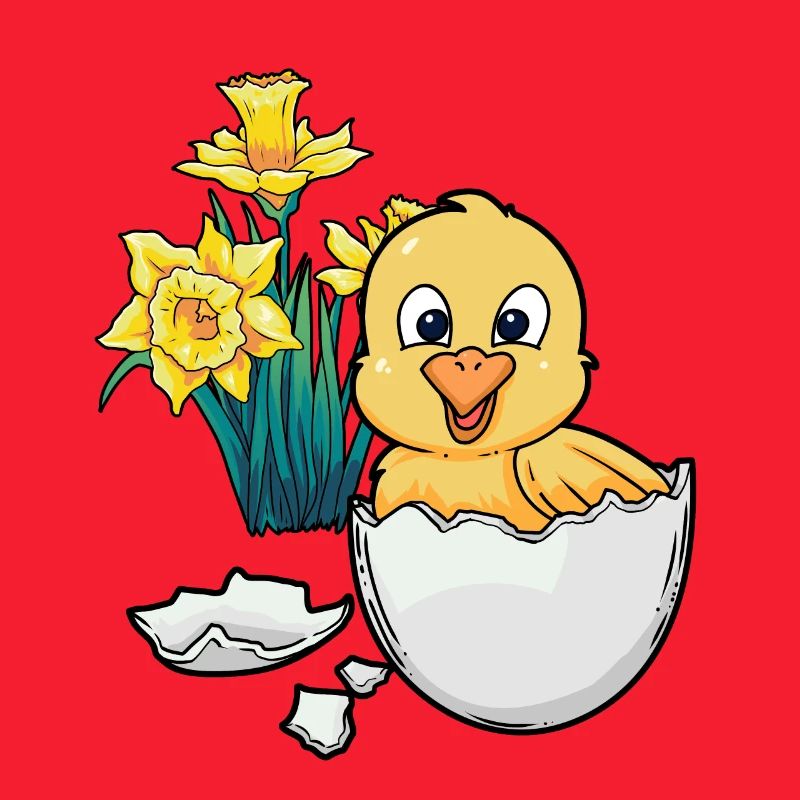 Happy Easter Chicks Easter Egg Kids Baby Chick Egg Egg