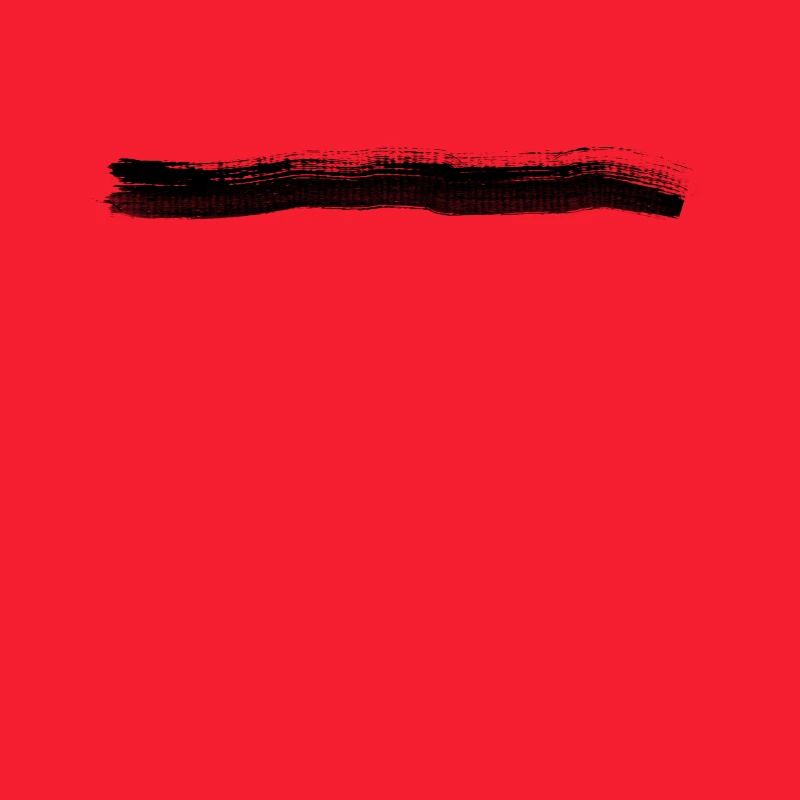 Black brush stroke line basic text