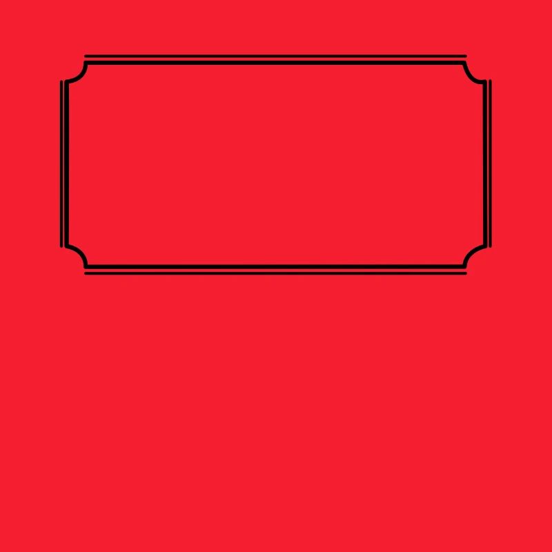 Angular frame in black basic text