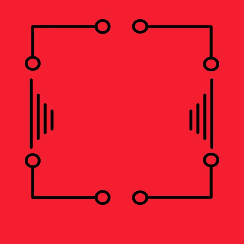Futuristic Lines Stroke Frame Decoration
