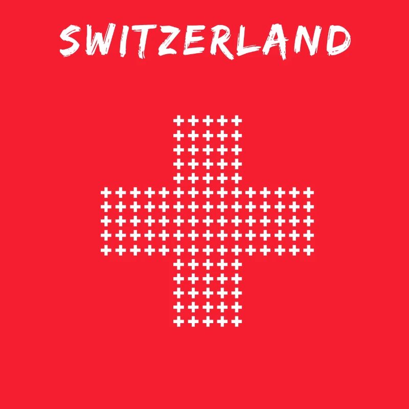 Drapeau croix suisse drapeau