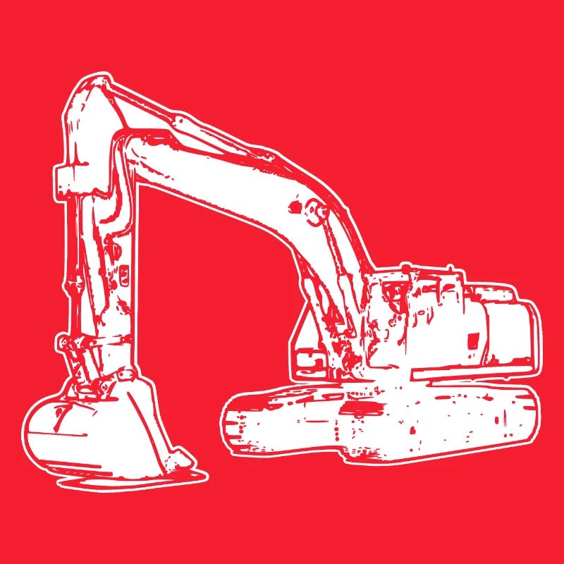 Bagger Baggerfahrer Baustelle