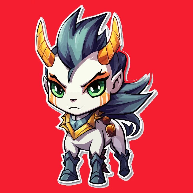 Chibi Dämonenpferd