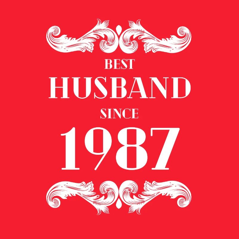 Bester Ehemann seit 1987 Hochzeitstag