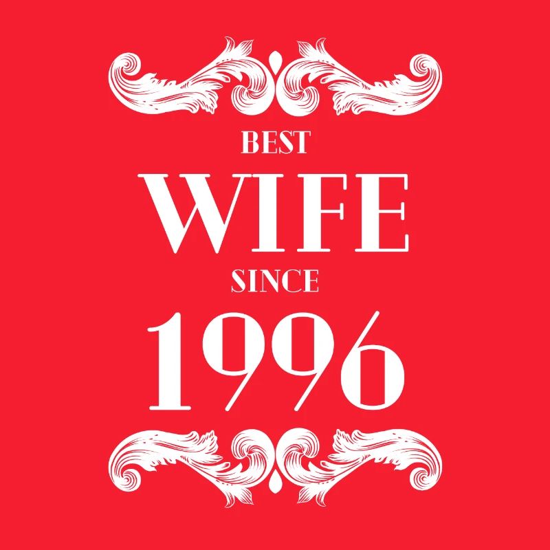 Beste Ehefrau seit 1996 Hochzeit
