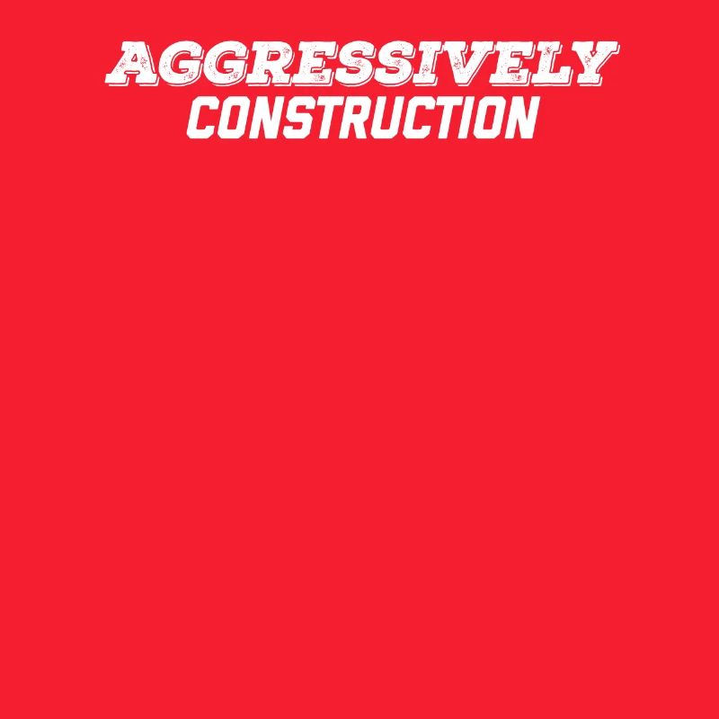 aggressiver Bauarbeiter
