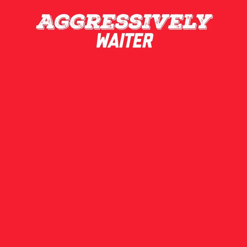 aggressiver Kellner