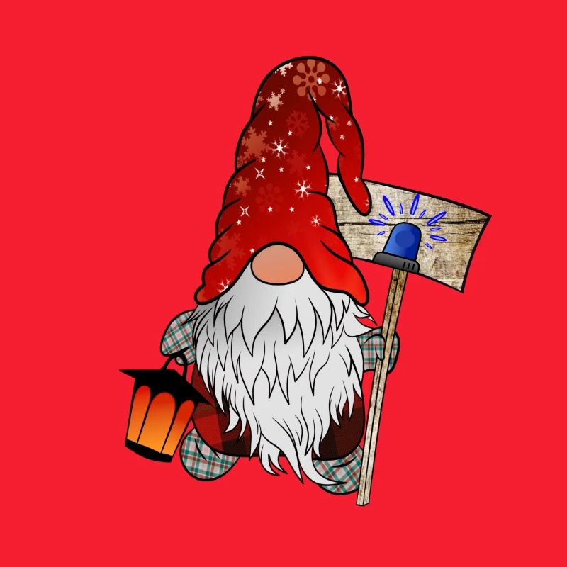 Blue Light Gnome Christmas Gnome