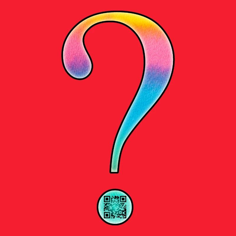 Pregnancy - question mark - QR code twins