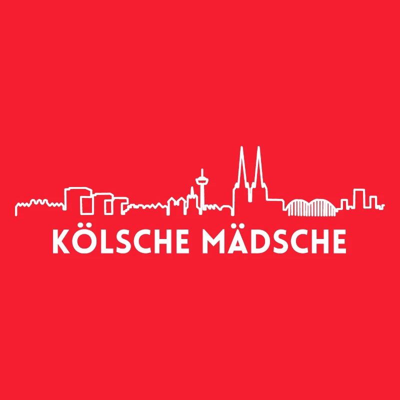 Kölsche Mädsche, Köln - weiß