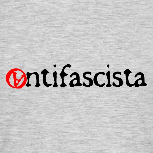 print antifascista a versal black