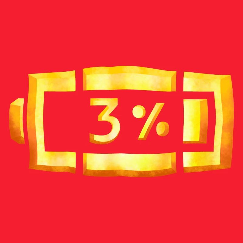 Pumpkin Battery Warning Light - DIGITAL