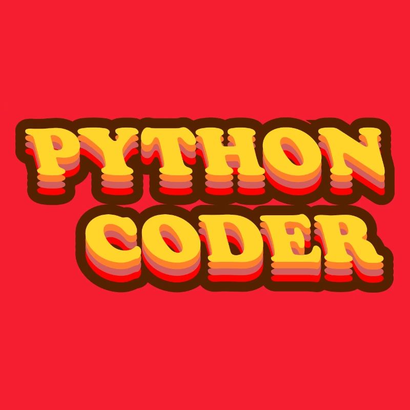 Vintage seventies Python programmer