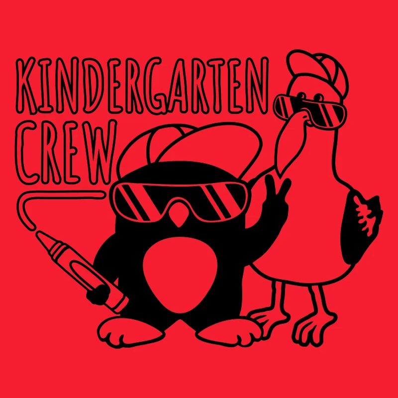 Penguin Seagull Kindergarten Crew
