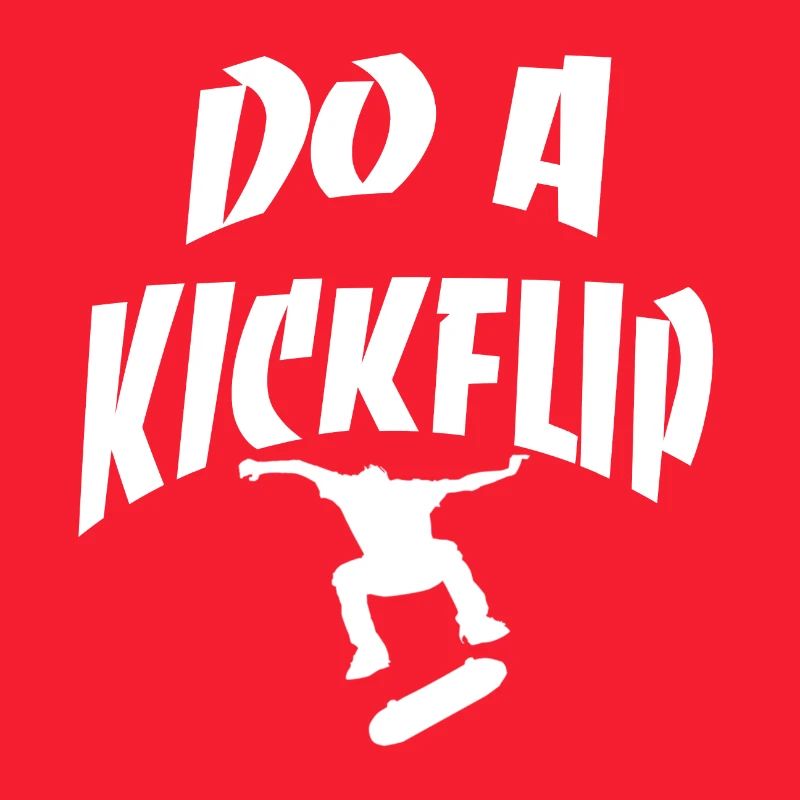 Machen Sie einen Kickflip