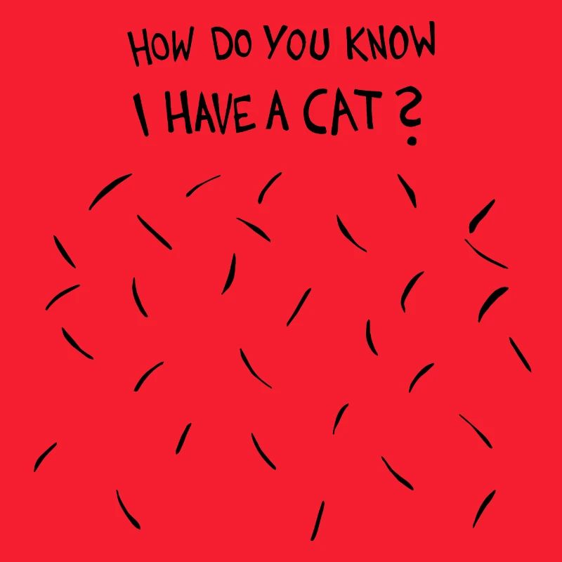 Comment savez-vous que j’ai un chat (poils de chat noir)