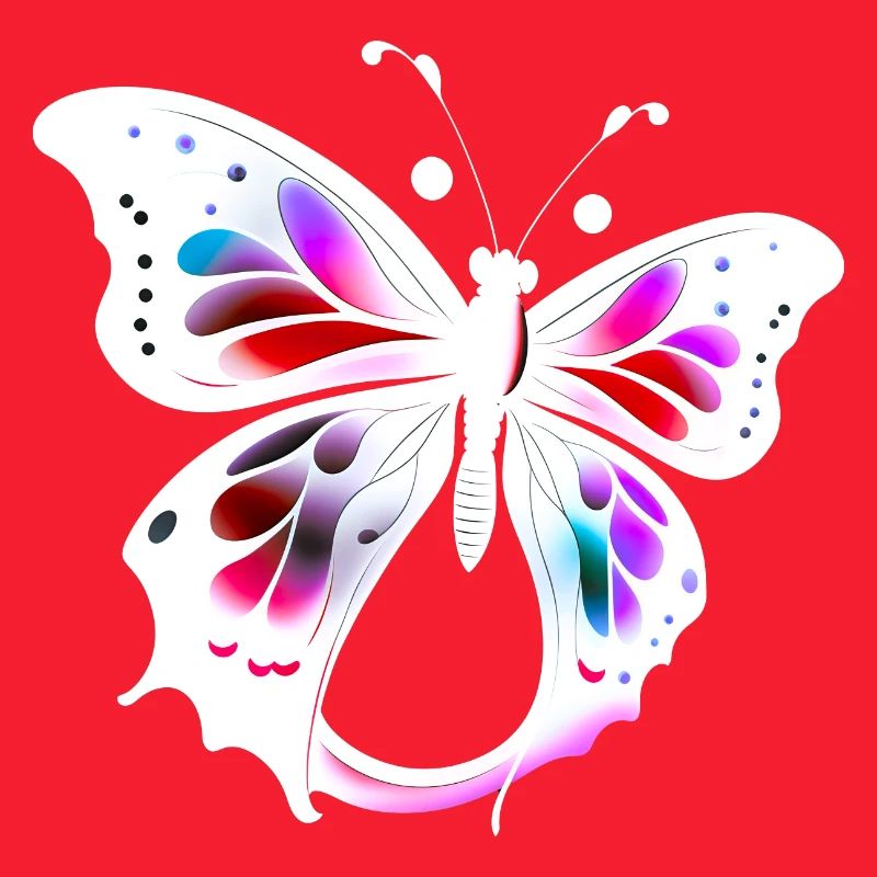 Multicolored butterfly