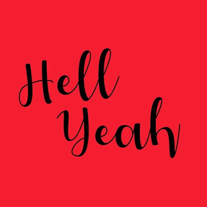 Hell Yeah Lettering