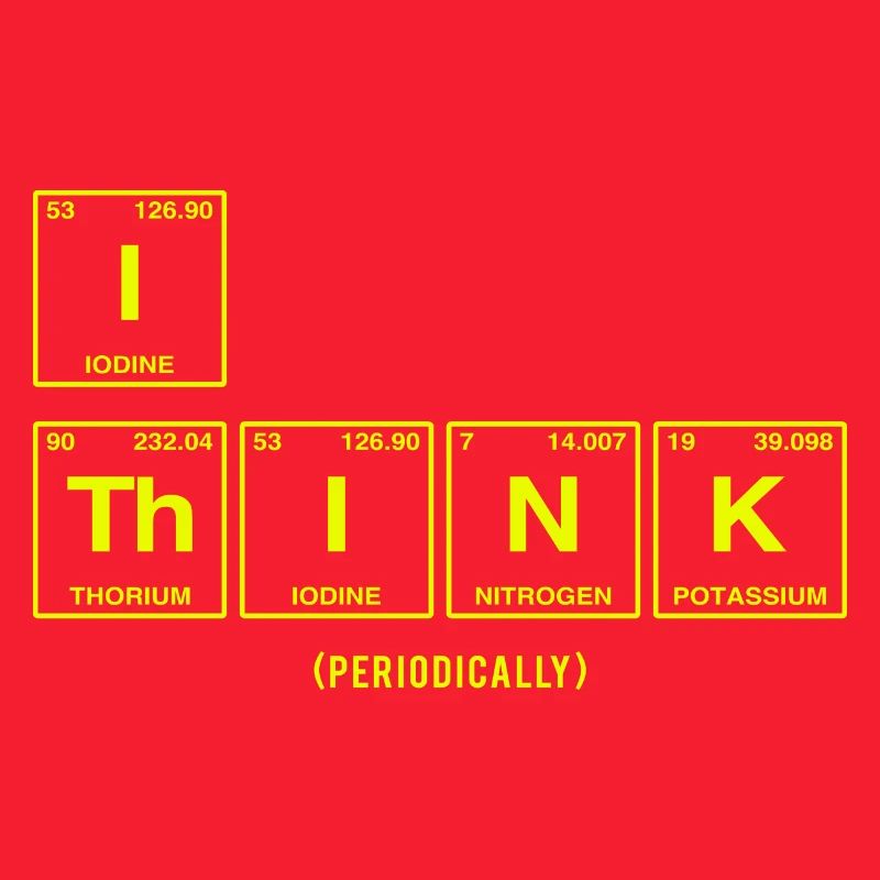 I THINK - mit Elementen des Periodensystems