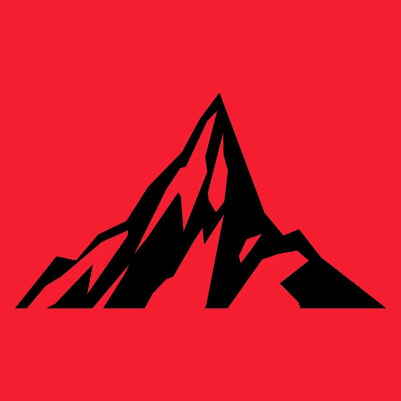Mountain mountains mountain range silhouette glacier gift