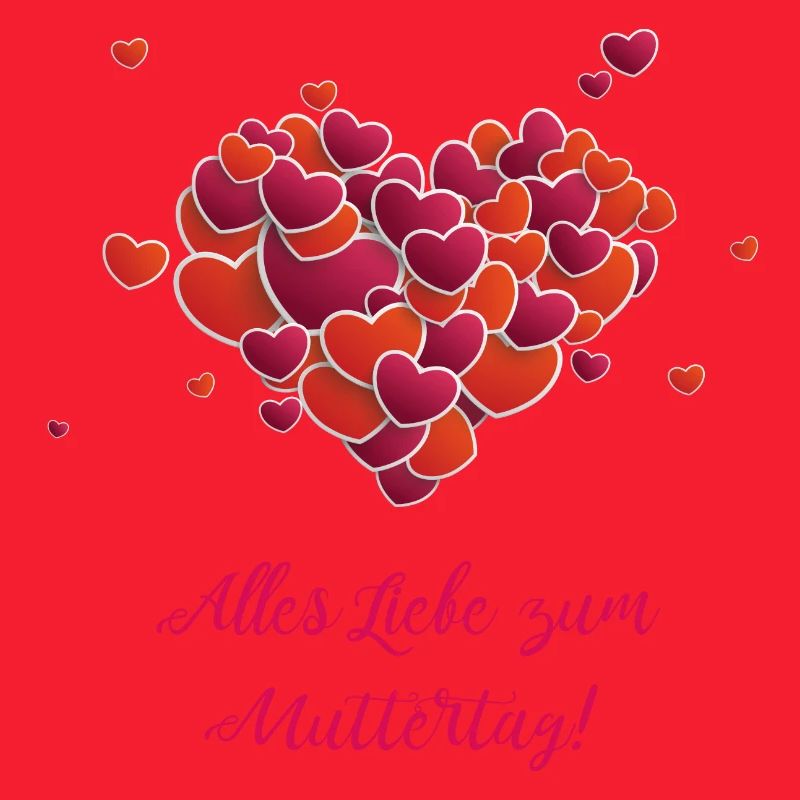 Muttertag Hearts Splash 3