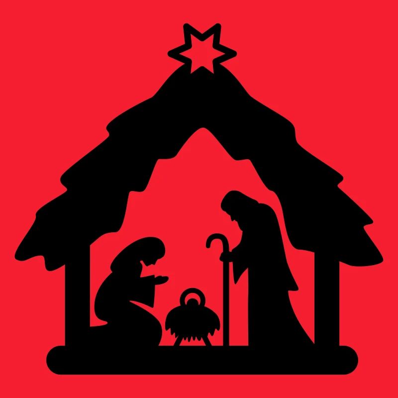 Weihnachtskrippe, Krippenfiguren, heilige Familie
