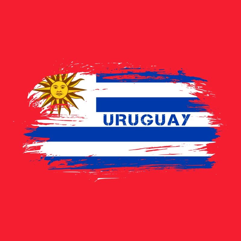 Conception du drapeau de l'Uruguay / idée cadeau