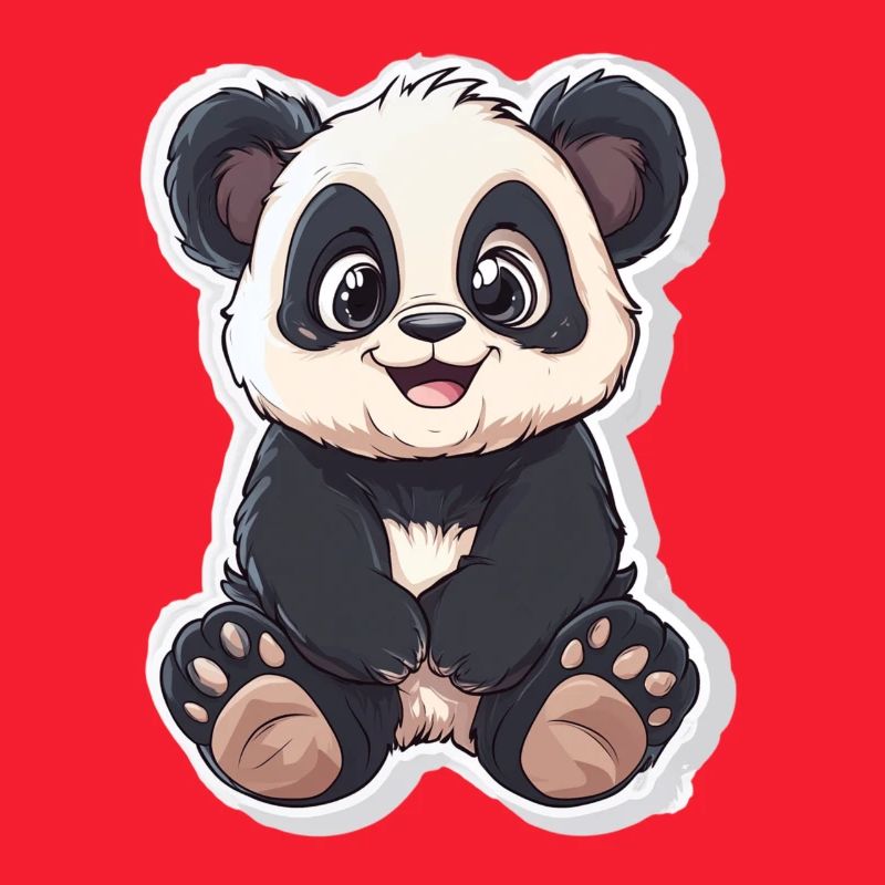 Ours panda mignon