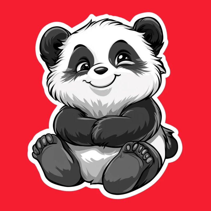 Ours panda mignon
