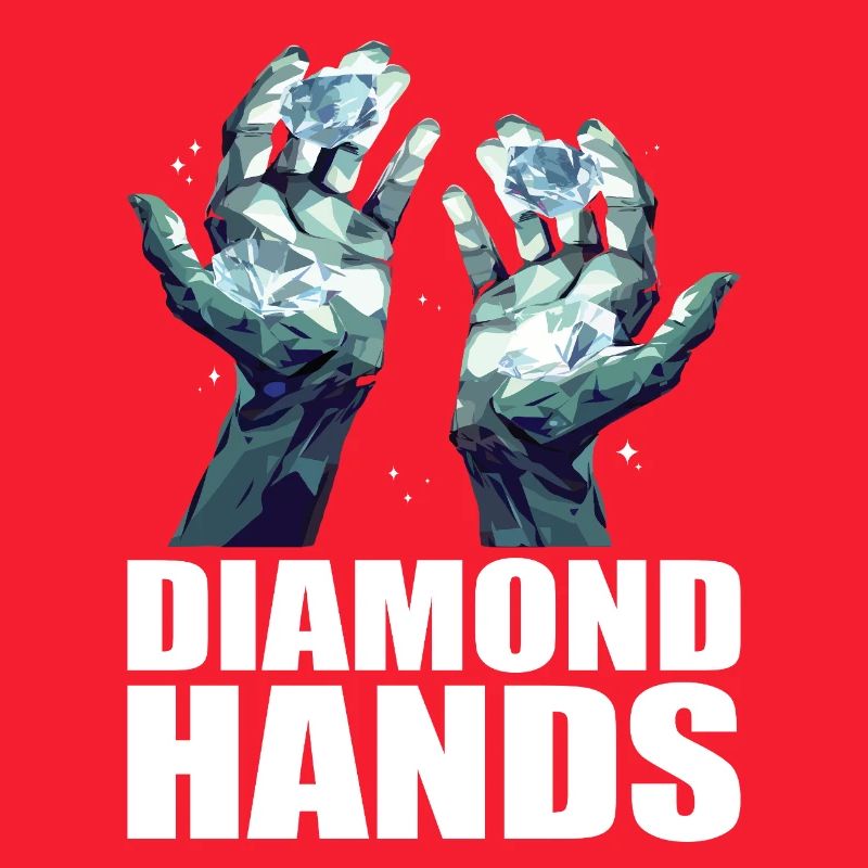 Commerce de mains de diamants
