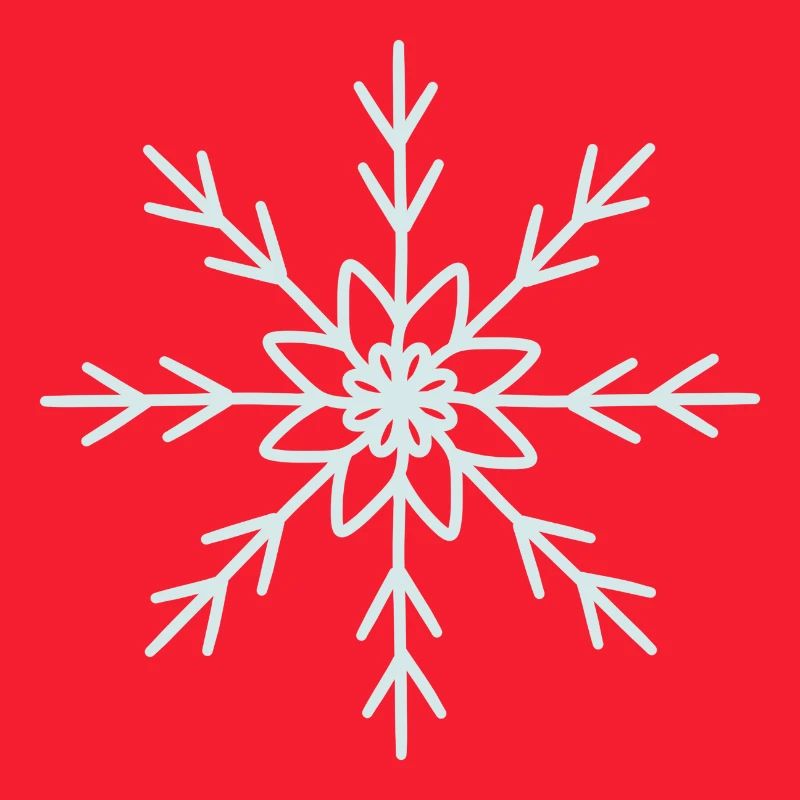 Conception élégante de motif de flocon de neige