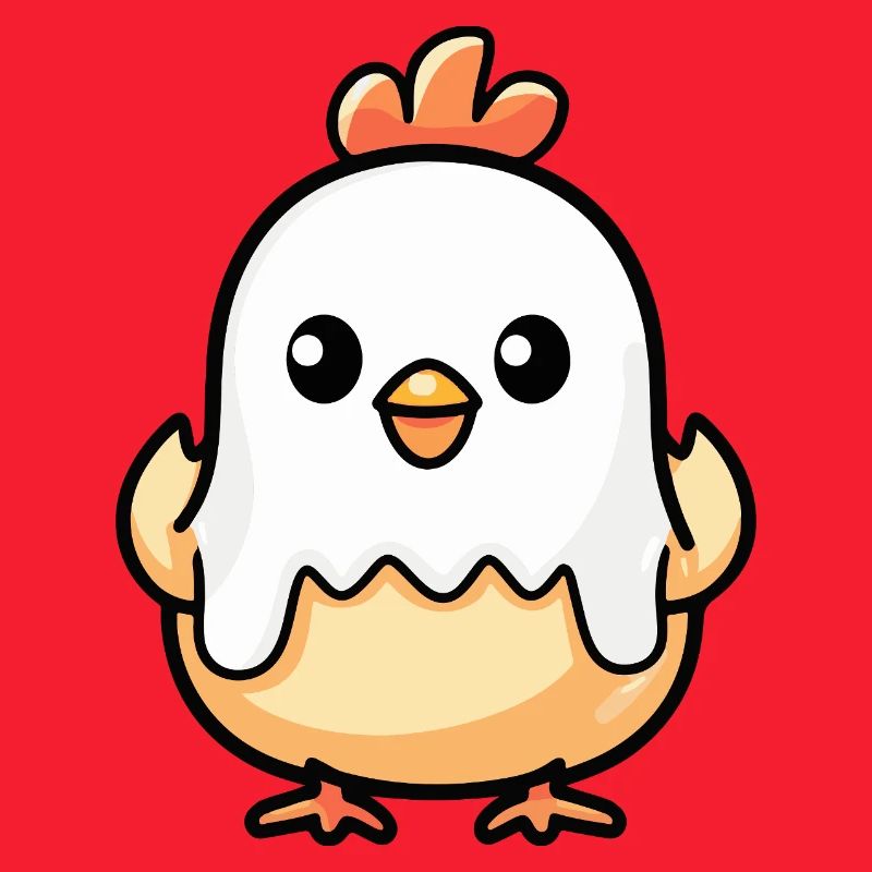 Chicken Halloween Ghost