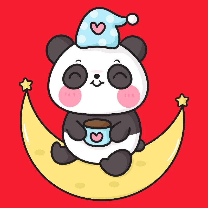 Panda Céleste sur la Lune