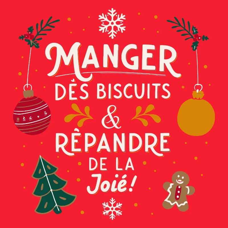 Manger des Biscuits & Répandre Joie Noël