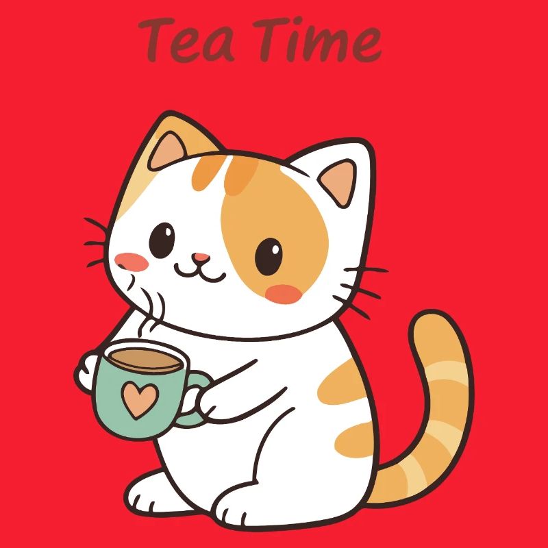 Chat Tea Time Doux