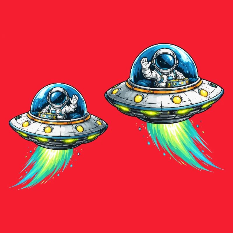 OVNI, astronautes, aventure spatiale