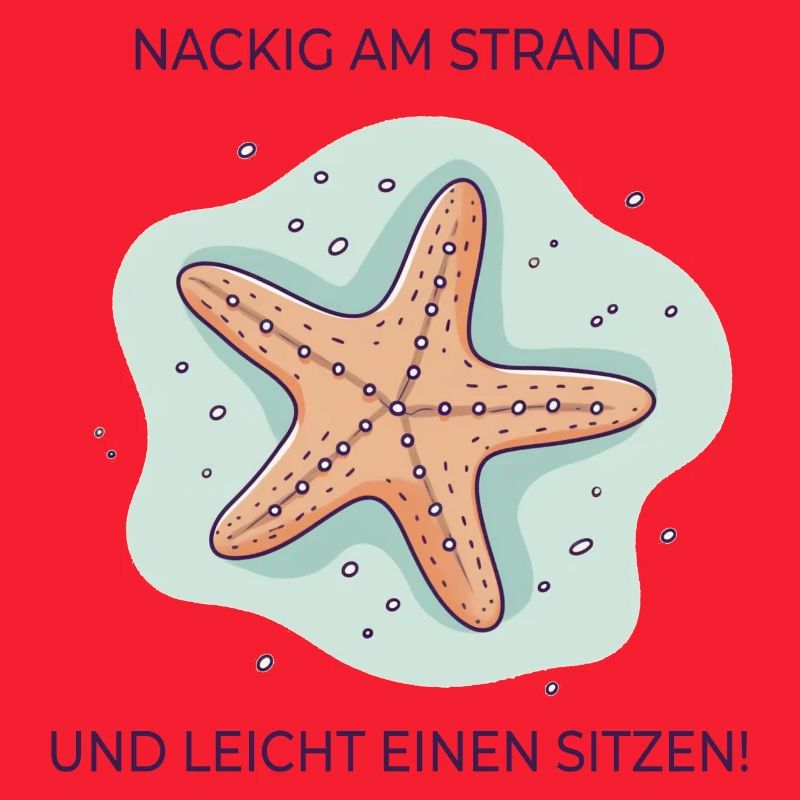 Nus sur la plage – Drôle d’expression étoile de mer