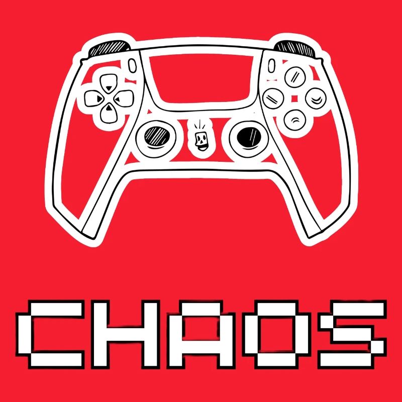 Controlled Chaos – Gaming Controller Chaos Design 
