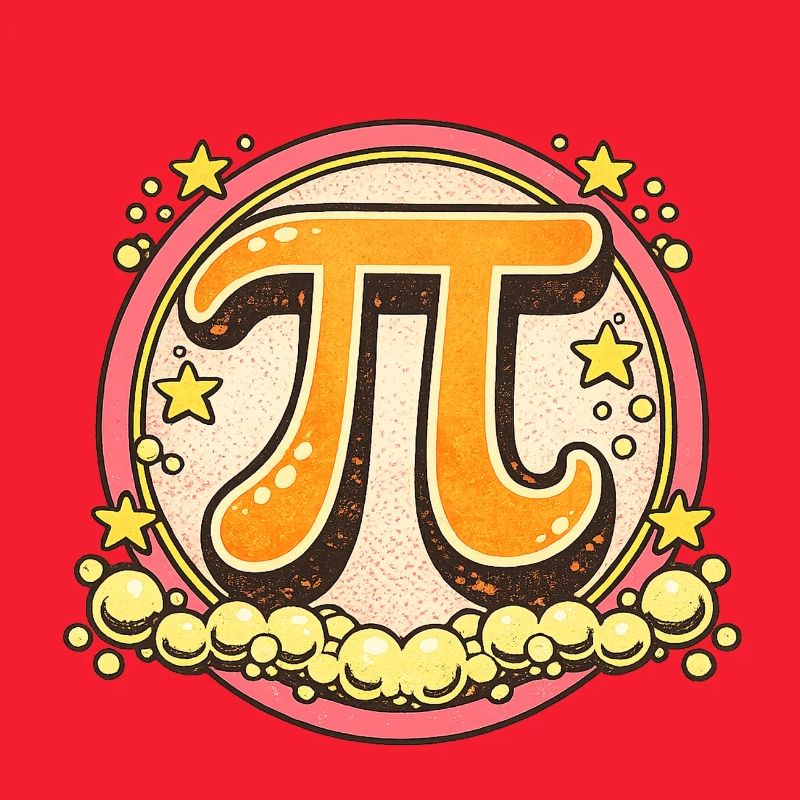 Pi Pop Retro-Abzeichen