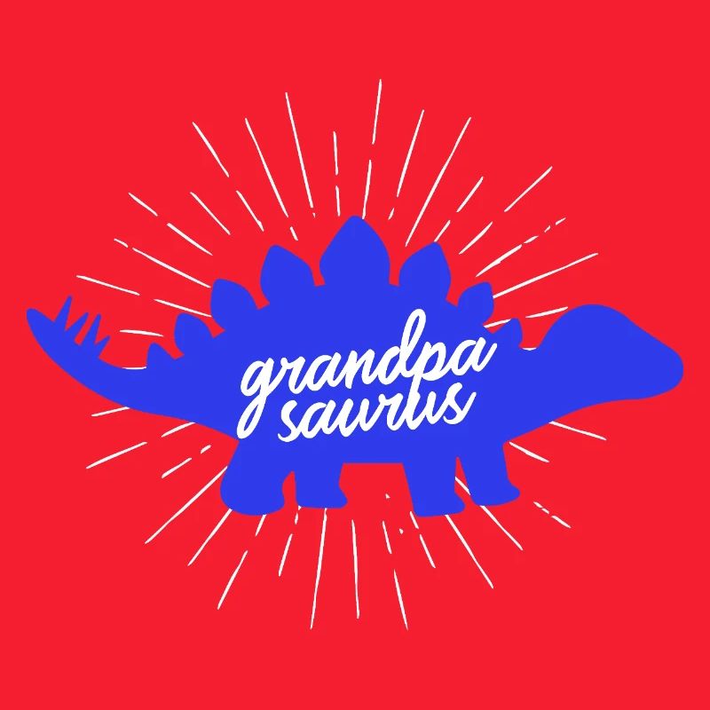 Grandpasaurus Stegosaurus Dinosaurier-Opa