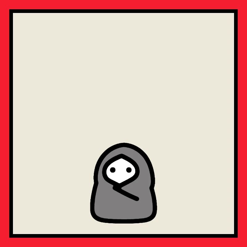 Introvert Cocoon Minimal Meme Character