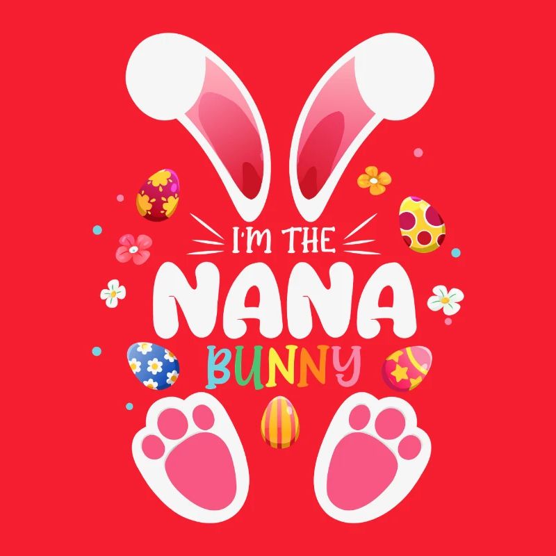 Nana Bunny Easter Cheer
