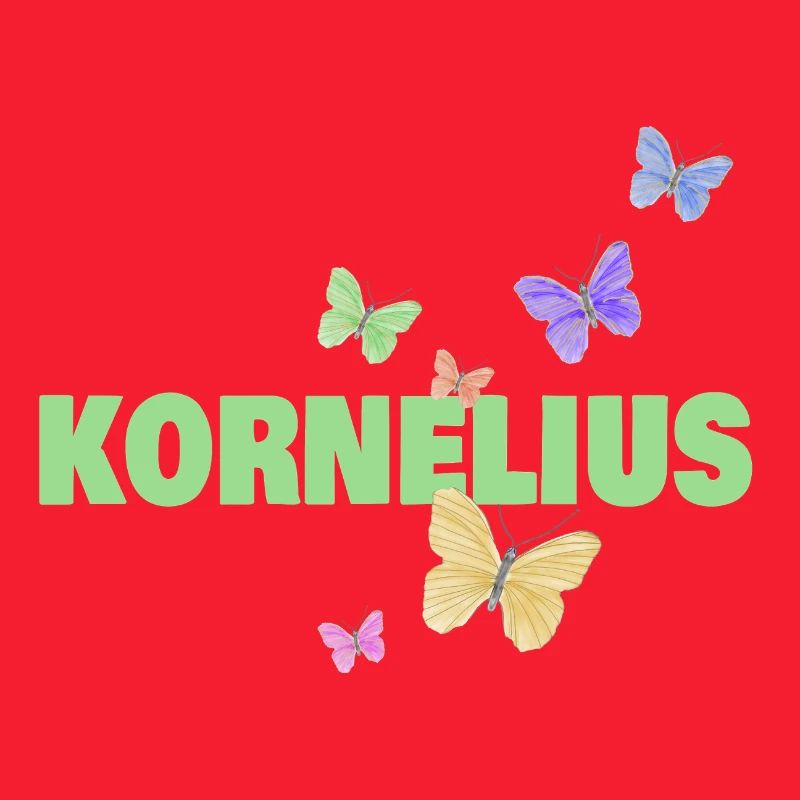 Cornelius avec des papillons